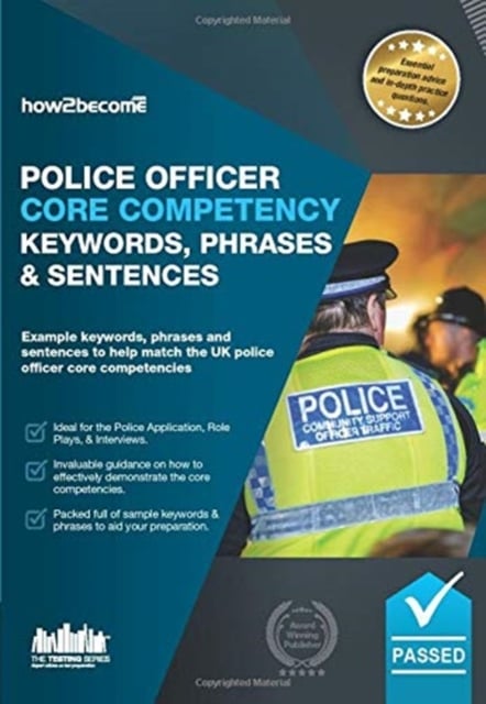 Book cover of Police Officer Core Competency Keywords, Phrases & Sentences