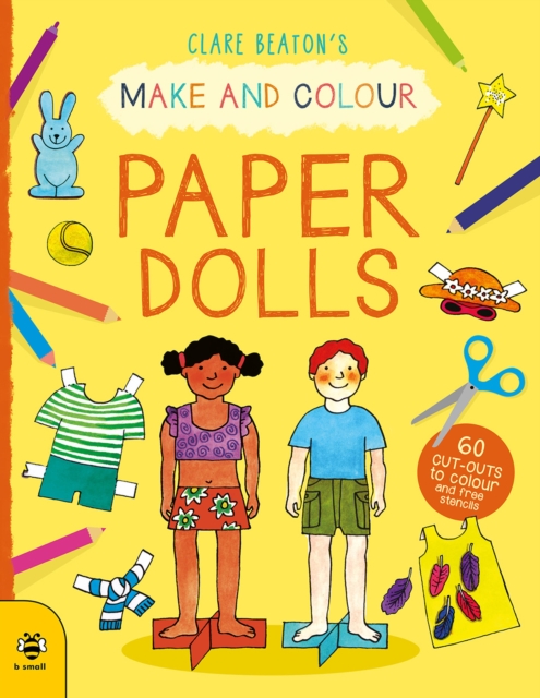 Book cover of Make & Colour Paper Dolls