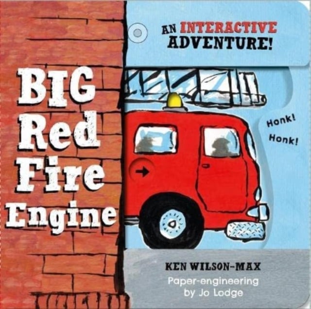 Book cover of The Big Red Fire Engine