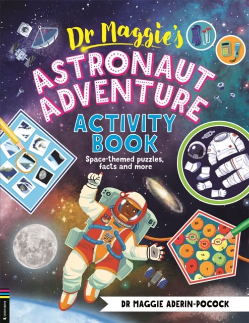 Book cover of Dr Maggie’s Astronaut Adventure Activity Book