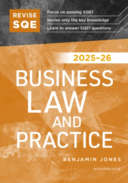 Book cover of Revise SQE Business Law and Practice 2025/26