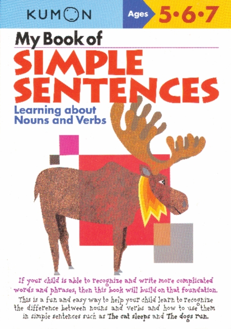 Book cover of Kumon My Book of Simple Sentences