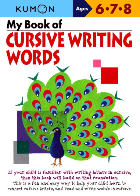 Book cover of Kumon My Book of Cursive Writing Words