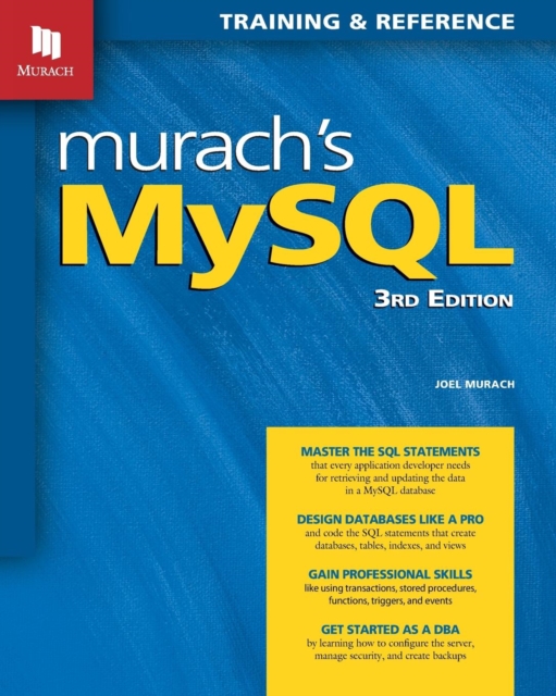Book cover of Murach's MySQL, 3rd Edition