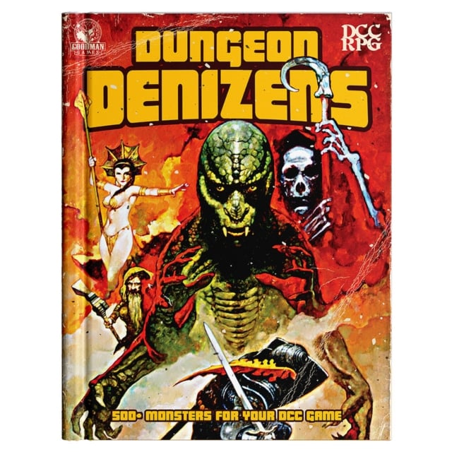 Book cover of DCC RPG: Dungeon Denizens
