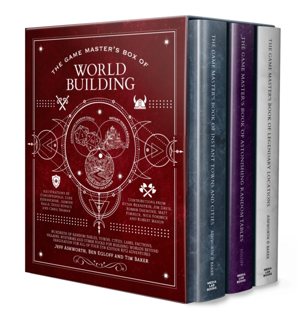 Book cover of The Game Master's Box of Worldbuilding