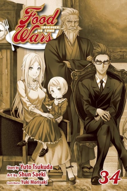 Book cover of Food Wars!: Shokugeki no Soma, Vol. 34