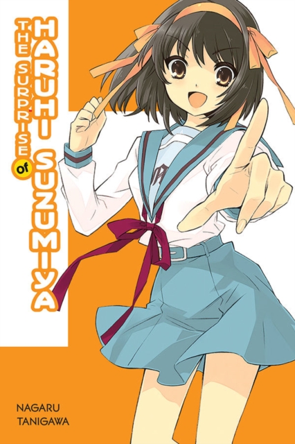 Book cover of The Surprise of Haruhi Suzumiya (light novel)