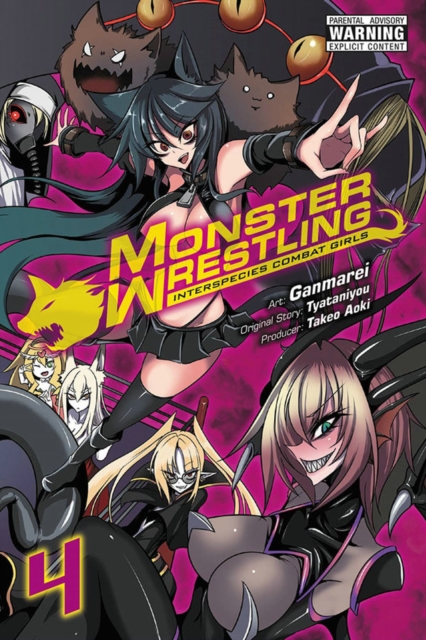 Book cover of Monster Wrestling: Interspecies Combat Girls, Vol. 4