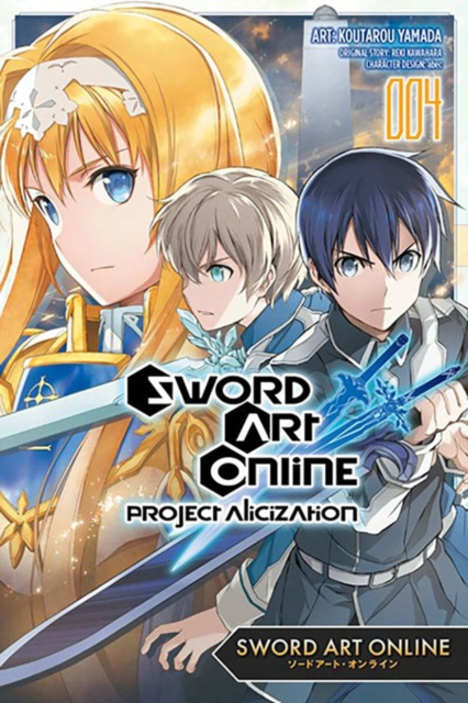 Book cover of Sword Art Online: Project Alicization, Vol. 4 (manga)