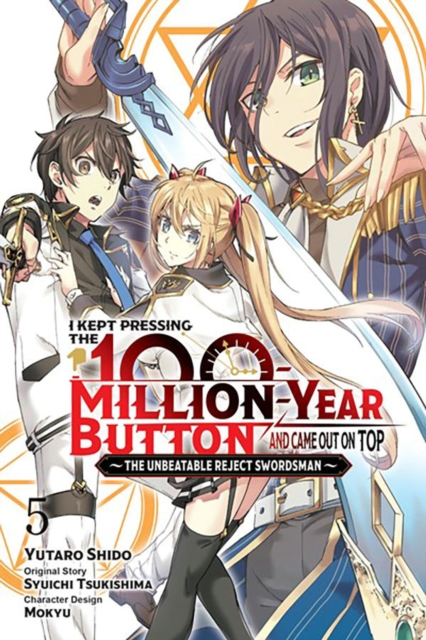 Book cover of I Kept Pressing the 100-Million-Year Button and Came Out on Top, Vol. 5 (manga)
