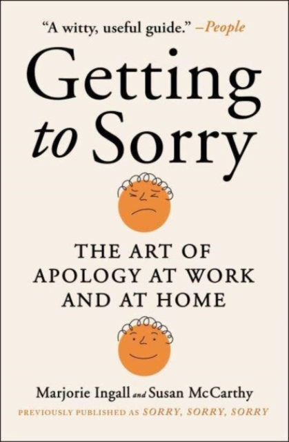 Book cover of Getting to Sorry