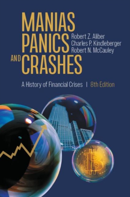 Book cover of Manias, Panics, and Crashes