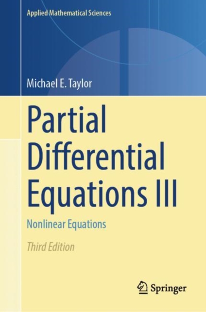 Book cover of Partial Differential Equations III