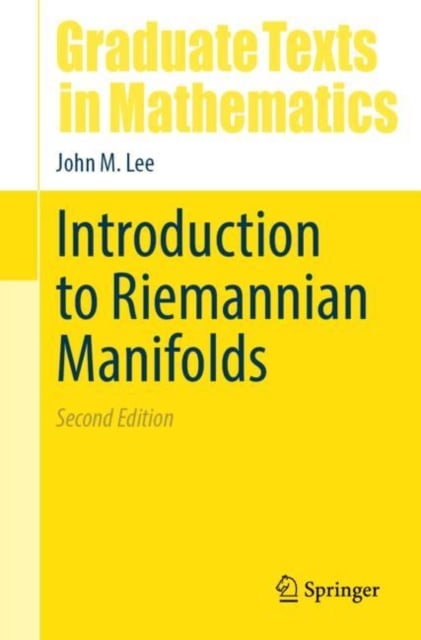 Book cover of Introduction to Riemannian Manifolds