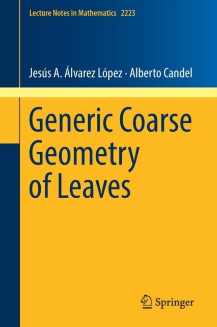 Book cover of Generic Coarse Geometry of Leaves