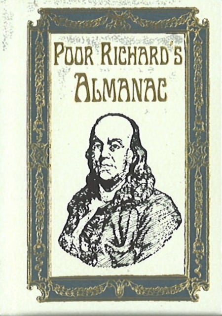 Book cover of Poor Richard's Almanac Minibook - Limited Gilt-Edged Edition