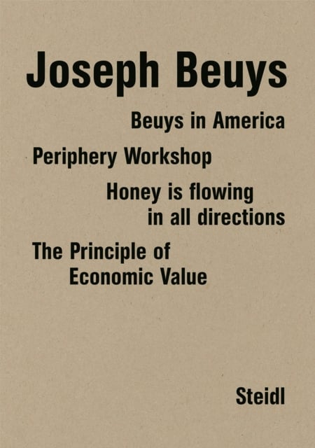 Book cover of Joseph Beuys: Four Books in a Box
