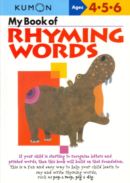 Book cover of Kumon My Book of Rhyming Words