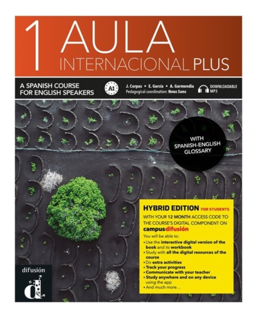 Book cover of Aula internacional Plus 1 - Edicion hibrida - Edicion inglesa - Libro del alumno A1 + MP3