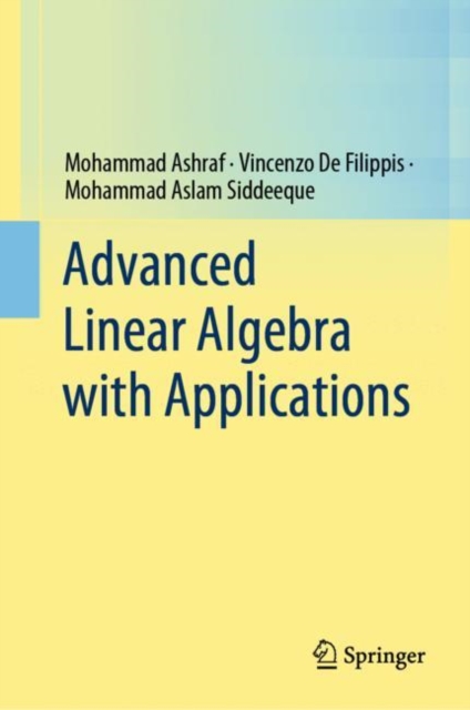 Book cover of Advanced Linear Algebra with Applications