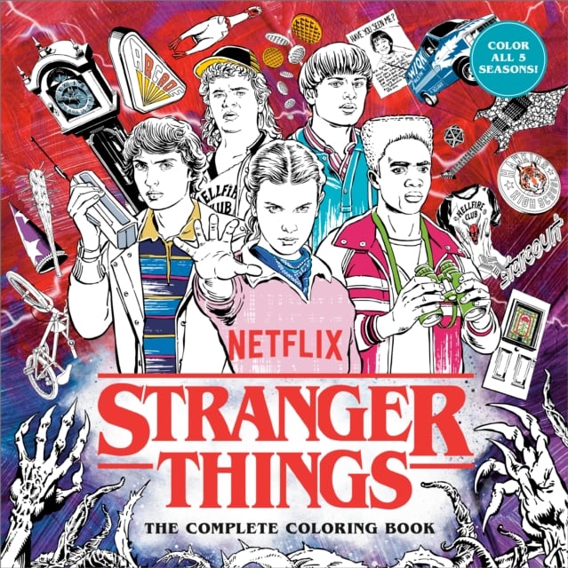Book cover of Stranger Things: The Complete Coloring Book (Color All Five Seasons!)