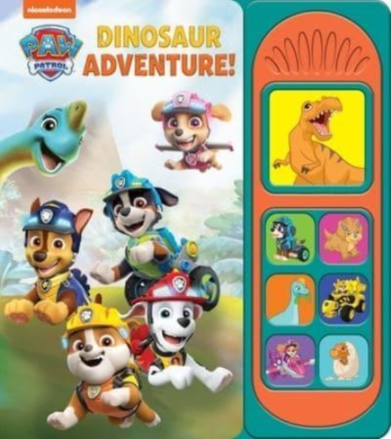 Book cover of Nickelodeon PAW Patrol: Dinosaur Adventure! Sound Book