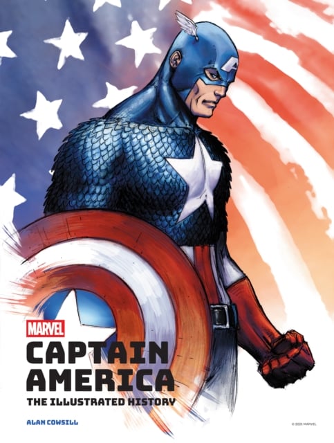 Book cover of Marvel's Captain America: The Illustrated History