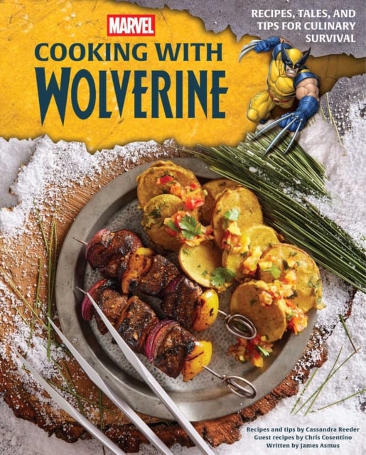 Book cover of Marvel: Cooking with Wolverine
