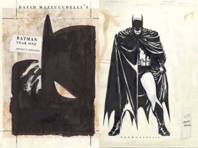 Book cover of David Mazzucchelli's Batman Year One Artist's Edition