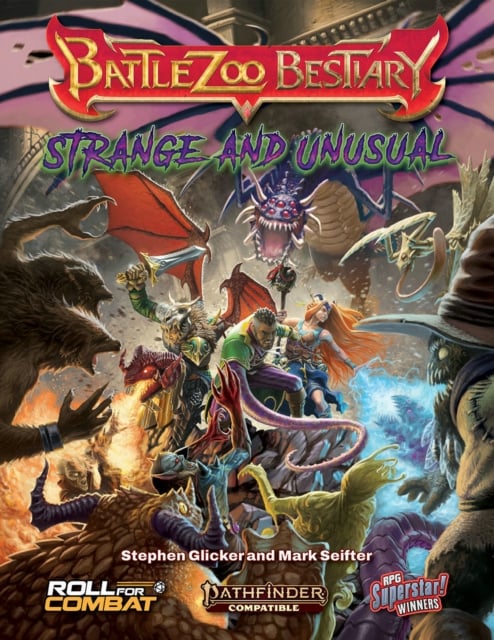 Book cover of Battlezoo Bestiary: Strange & Unusual (Pathfinder 2e)